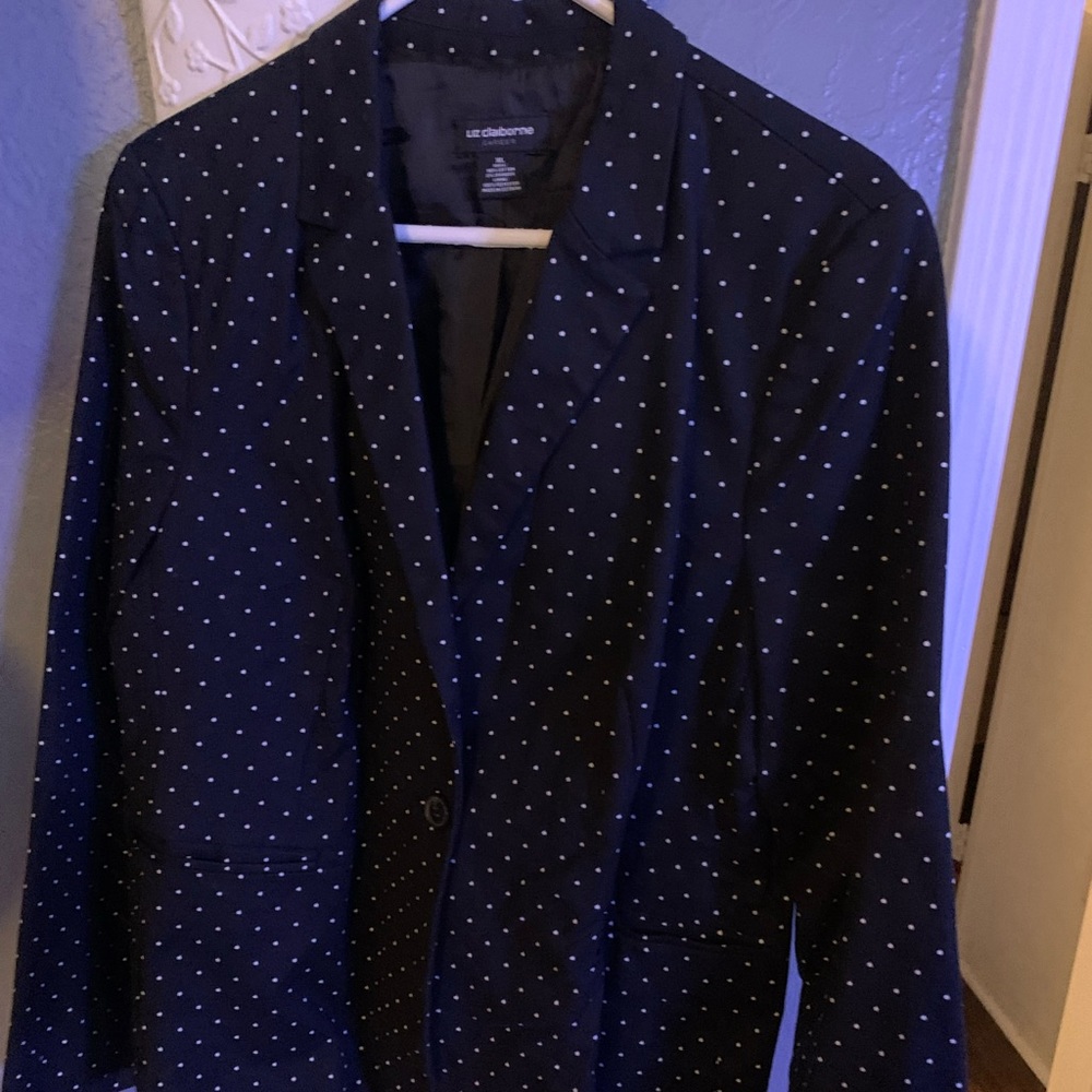 Xl polka dot blazer